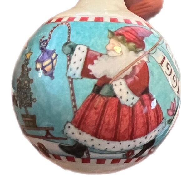 Hallmark Vintage Mary Engelbreit Keepsake Ornament. 1991. Glass. Original Box! - Picture 4 of 10